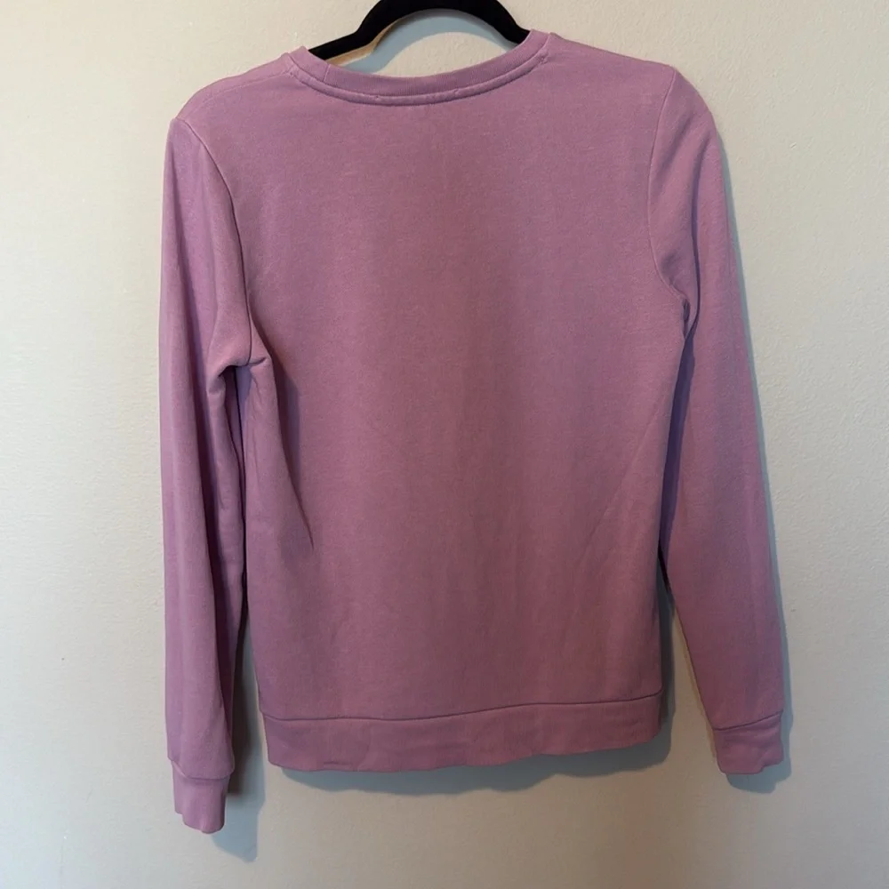 Scotch & Soda Lavender Get Up and Go Crewneck Palmtrew Womens Small EUC Travel - Picture 6 of 9